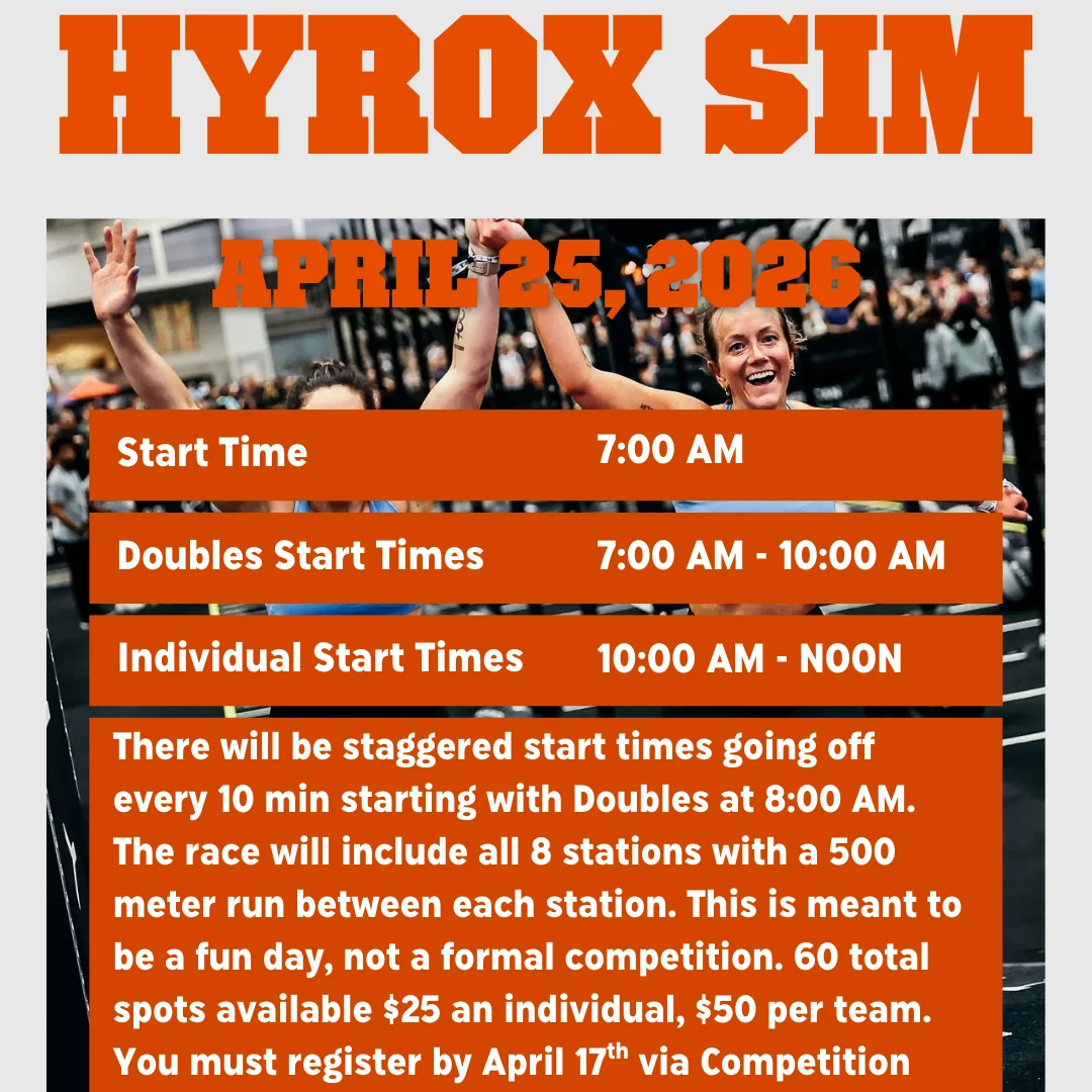 HYROX Sim and Prep Race