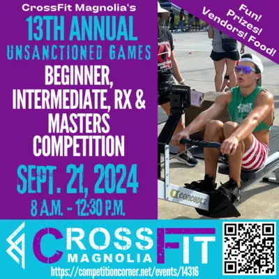 13th Annual Beginner/Intermediate/Rx/Masters CrossFit Competition